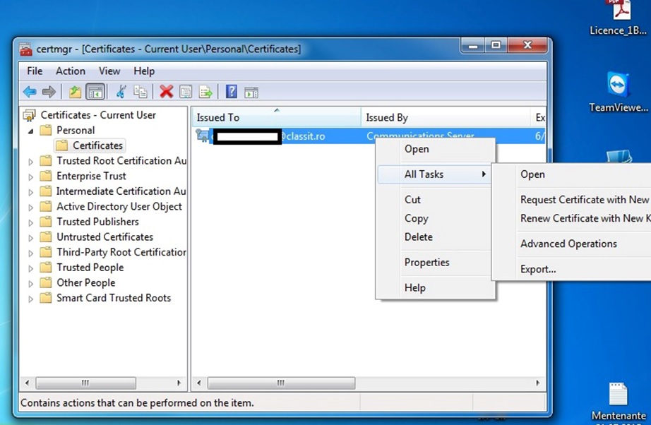 Как удалить старый сертификат эцп с компьютера windows